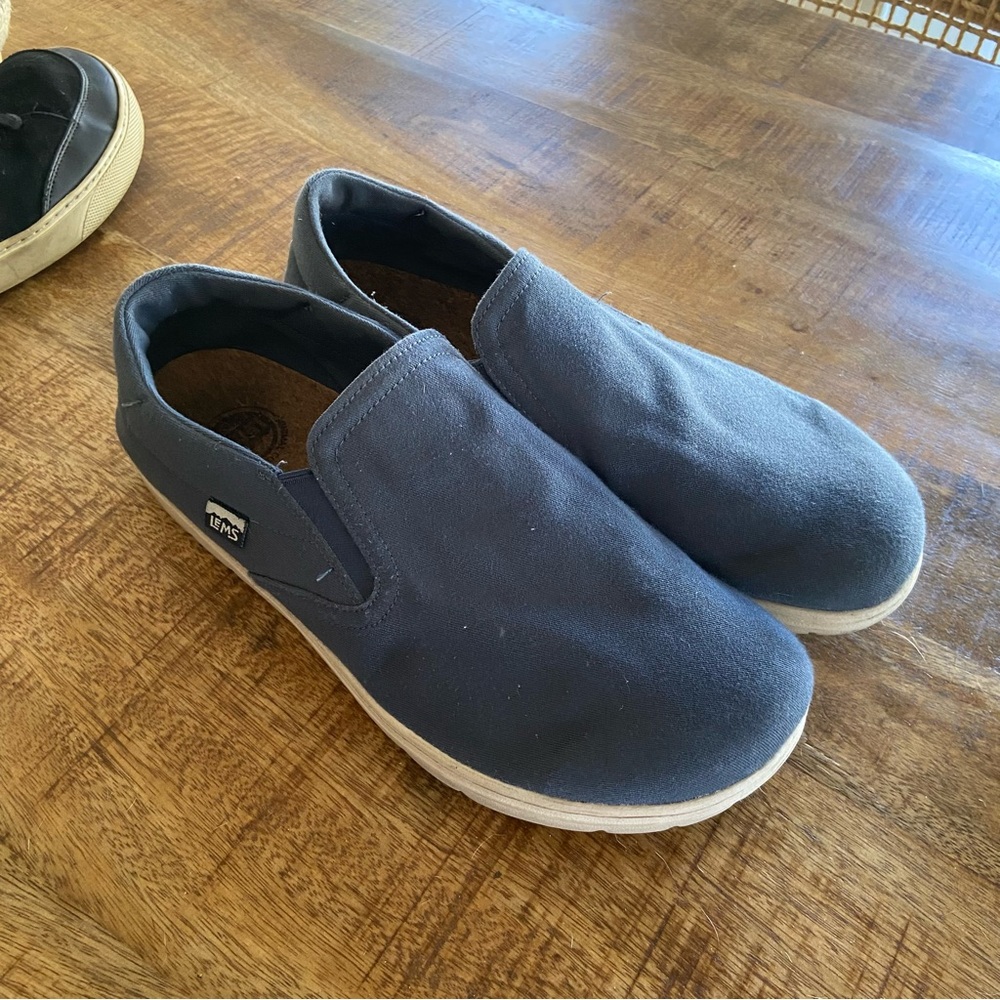Lems Men's Blue Slip-On Barefoot Shoes